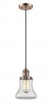 Innovations Lighting 201C-AC-G192 - Bellmont - 1 Light - 6 inch - Antique Copper - Cord hung - Mini Pendant