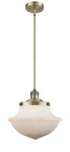 Innovations Lighting 201S-AB-G541 - Oxford - 1 Light - 12 inch - Antique Brass - Stem Hung - Mini Pendant