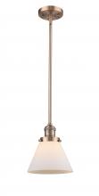 Innovations Lighting 201S-AC-G41 - Cone - 1 Light - 8 inch - Antique Copper - Stem Hung - Mini Pendant