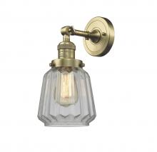 Innovations Lighting 203-AB-G142-LED - Chatham - 1 Light - 7 inch - Antique Brass - Sconce