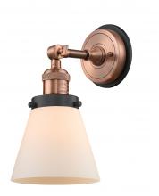 Innovations Lighting 203BP-ACBK-G61 - Cone - 1 Light - 6 inch - Antique Copper - Sconce