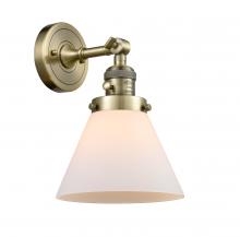 Innovations Lighting 203SW-AB-G41 - Cone - 1 Light - 8 inch - Antique Brass - Sconce