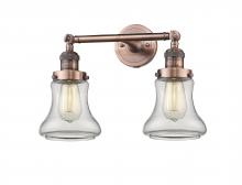 Innovations Lighting 208-AC-G192 - Bellmont - 2 Light - 17 inch - Antique Copper - Bath Vanity Light