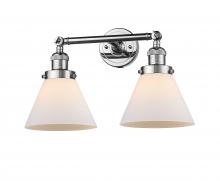 Innovations Lighting 208-PC-G41-LED - Cone - 2 Light - 18 inch - Polished Chrome - Bath Vanity Light