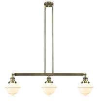 Innovations Lighting 213-AB-G531 - Oxford - 3 Light - 40 inch - Antique Brass - Stem Hung - Island Light