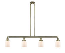 Innovations Lighting 214-AB-G51 - Bell - 4 Light - 50 inch - Antique Brass - Stem Hung - Island Light