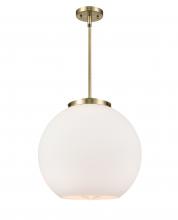 Innovations Lighting 221-1S-AB-G121-16 - Athens - 1 Light - 16 inch - Antique Brass - Cord hung - Pendant