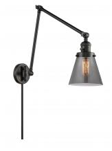 Innovations Lighting 238-BK-G63 - Cone - 1 Light - 8 inch - Matte Black - Swing Arm