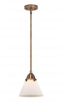 Innovations Lighting 288-1S-AC-G41 - Cone - 1 Light - 8 inch - Antique Copper - Cord hung - Mini Pendant