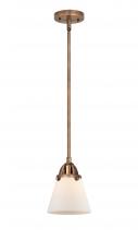 Innovations Lighting 288-1S-AC-G61 - Cone - 1 Light - 6 inch - Antique Copper - Cord hung - Mini Pendant