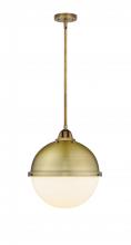 Innovations Lighting 288-1S-BB-HFS-121-BB-LED - Hampden - 1 Light - 13 inch - Brushed Brass - Cord hung - Pendant