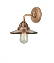 Innovations Lighting 288-1W-AC-M3-AC - Railroad - 1 Light - 8 inch - Antique Copper - Sconce