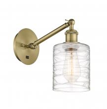 Innovations Lighting 317-1W-AB-G1113 - Cobbleskill - 1 Light - 5 inch - Antique Brass - Sconce