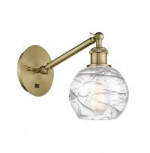 Innovations Lighting 317-1W-AB-G1213-6 - Athens Deco Swirl - 1 Light - 6 inch - Antique Brass - Sconce
