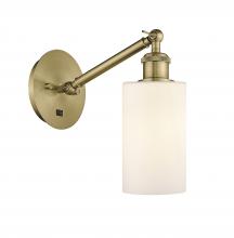 Innovations Lighting 317-1W-AB-G801 - Clymer - 1 Light - 4 inch - Antique Brass - Sconce