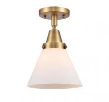 Innovations Lighting 447-1C-BB-G41 - Cone - 1 Light - 8 inch - Brushed Brass - Flush Mount