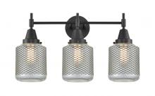 Innovations Lighting 447-3W-BK-G262 - Stanton - 3 Light - 24 inch - Matte Black - Bath Vanity Light