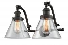 Innovations Lighting 515-2W-OB-G42 - Cone - 2 Light - 18 inch - Oil Rubbed Bronze - Bath Vanity Light