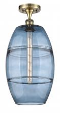 Innovations Lighting 516-1C-AB-G557-10BL - Vaz - 1 Light - 10 inch - Antique Brass - Semi-Flush Mount