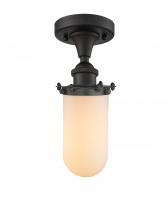 Innovations Lighting 516-1C-OB-232-W - Kingsbury - 1 Light - 4 inch - Oil Rubbed Bronze - Flush Mount
