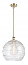 Innovations Lighting 516-1S-AB-G1213-14 - Athens Deco Swirl - 1 Light - 14 inch - Antique Brass - Pendant