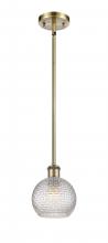 Innovations Lighting 516-1S-AB-G122C-6CL - Athens - 1 Light - 6 inch - Antique Brass - Mini Pendant