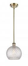 Innovations Lighting 516-1S-AB-G122C-8CL - Athens - 1 Light - 8 inch - Antique Brass - Mini Pendant