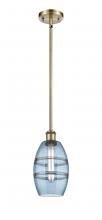 Innovations Lighting 516-1S-AB-G557-6BL - Vaz - 1 Light - 6 inch - Antique Brass - Mini Pendant