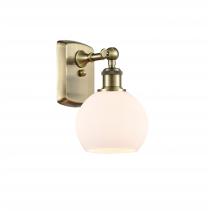 Innovations Lighting 516-1W-AB-G121-6 - Athens - 1 Light - 6 inch - Antique Brass - Sconce