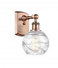 Innovations Lighting 516-1W-AC-G1213-6 - Athens Deco Swirl - 1 Light - 6 inch - Antique Copper - Sconce