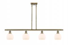 Innovations Lighting 516-4I-AB-G121-6 - Athens - 4 Light - 48 inch - Antique Brass - Cord hung - Island Light