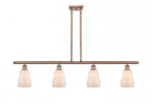 Innovations Lighting 516-4I-AC-G391 - Ellery - 4 Light - 48 inch - Antique Copper - Cord hung - Island Light