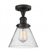 Innovations Lighting 517-1CH-OB-G44 - Cone - 1 Light - 8 inch - Oil Rubbed Bronze - Semi-Flush Mount