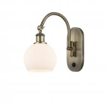 Innovations Lighting 518-1W-AB-G121-6 - Athens - 1 Light - 6 inch - Antique Brass - Sconce