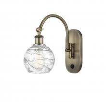 Innovations Lighting 518-1W-AB-G1213-6 - Athens Deco Swirl - 1 Light - 6 inch - Antique Brass - Sconce