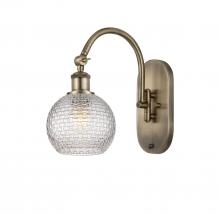 Innovations Lighting 518-1W-AB-G122C-6CL - Athens - 1 Light - 6 inch - Antique Brass - Sconce