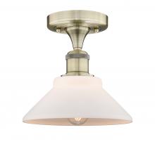 Innovations Lighting 616-1F-AB-G131 - Orwell - 1 Light - 8 inch - Antique Brass - Flush Mount