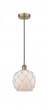 Innovations Lighting 616-1P-AB-G121-8RW - Edison - 1 Light - 8 inch - Antique Brass - Multi Pendant