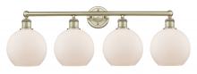 Innovations Lighting 616-4W-AB-G121-8 - Athens - 4 Light - 35 inch - Antique Brass - Bath Vanity Light