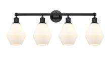 Innovations Lighting 616-4W-BK-G651-6 - Cindyrella - 4 Light - 33 inch - Matte Black - Bath Vanity Light