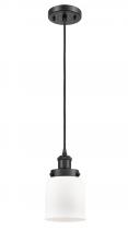 Innovations Lighting 916-1P-BK-G51 - Bell - 1 Light - 5 inch - Matte Black - Cord hung - Mini Pendant