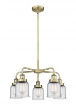 Innovations Lighting 916-5CR-AB-G52 - Edison - 5 Light - 24 inch - Antique Brass - Chandelier