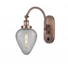 Innovations Lighting 918-1W-AC-G165-LED - Geneseo - 1 Light - 7 inch - Antique Copper - Sconce