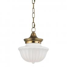 Hudson Valley 5009-AGB - 1 LIGHT SMALL PENDANT