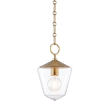Hudson Valley 8308-AGB - 1 LIGHT SMALL PENDANT