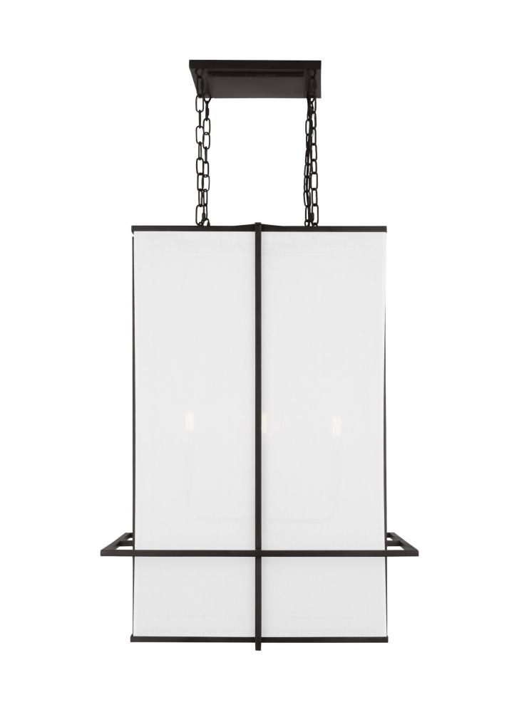 Dresden Casual 4-Light Indoor Dimmable Large Lantern Pendant