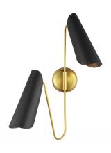 Visual Comfort & Co. Studio Collection AEW1002BBSMBK - Tresa Two Light Sconce