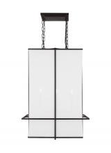 Visual Comfort & Co. Studio Collection TFC1004AI - Dresden Casual 4-Light Indoor Dimmable Large Lantern Pendant