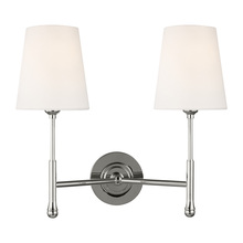 Visual Comfort & Co. Studio Collection TW1012PN - Double Sconce