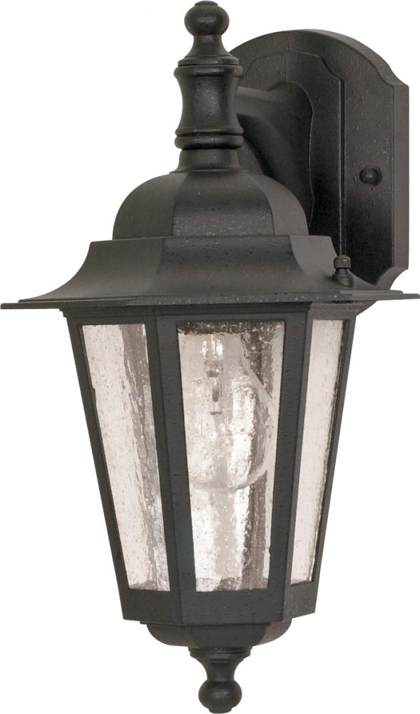Cornerstone - 1 Light - 13" - Wall Lantern - Arm Down with Clear Seed Glass; Color retail